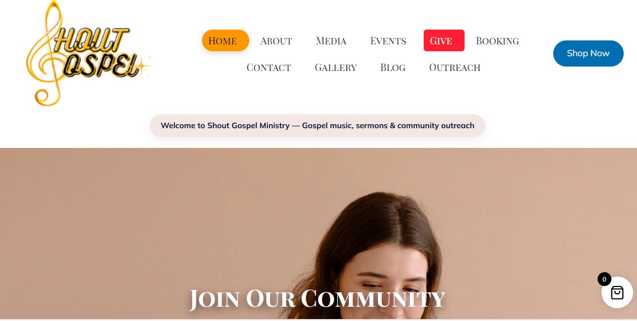 Header page